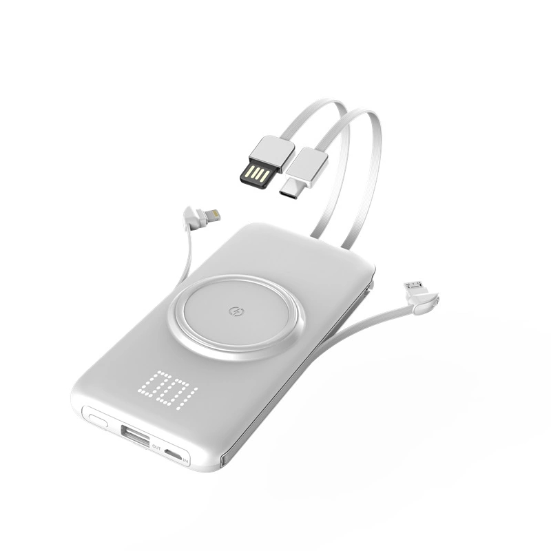 Affichage LED grande capacité étanche téléphone portable charge sans fil trésor charge rapide