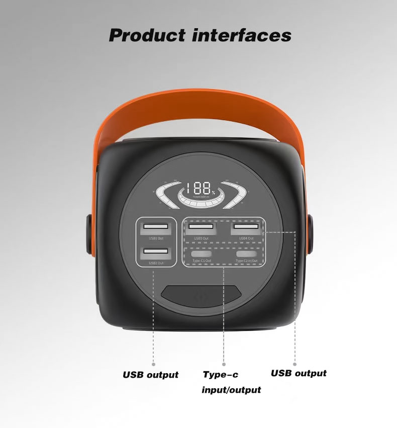 Haute qualité charge rapide 60000mah 65w Super capacité Li-polymère Power Bank pour ordinateurs portables et téléphones