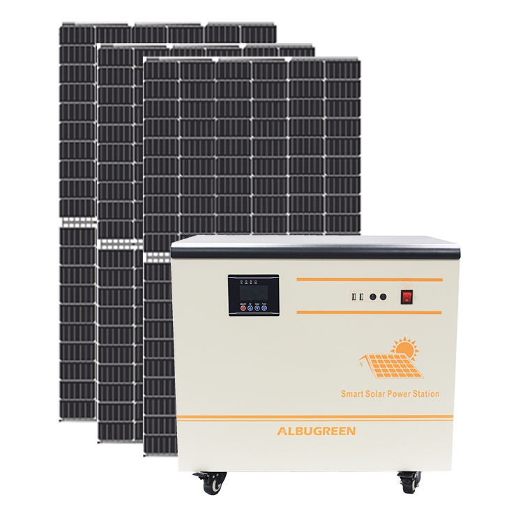 Système d'alimentation solaire tout-en-un domestique 5KWH